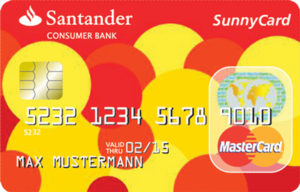 Santander SunnyCard Kreditkarte