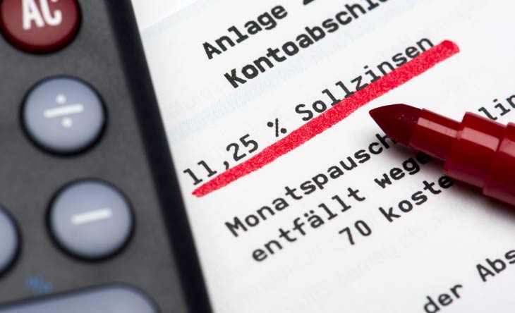 Hohe Dispozinsen - Ist das Ende der Krisenzinsen gekommen?