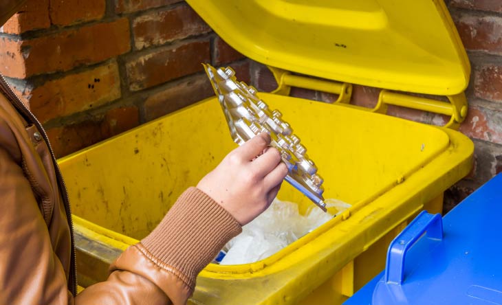 Welcher Müll gehört in die gelbe Tonne? Eine Übersicht!