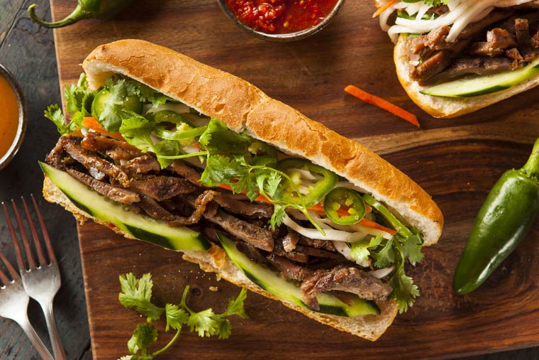 Banh Mi - französisch vietnamesisches Sandwich