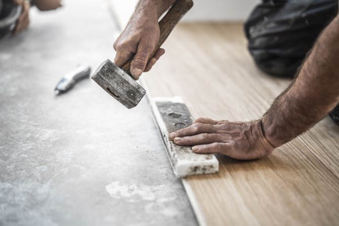 Planung Verlegemuster Echtholzboden