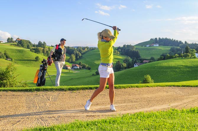 Golfen - wenige physische Anforderungen