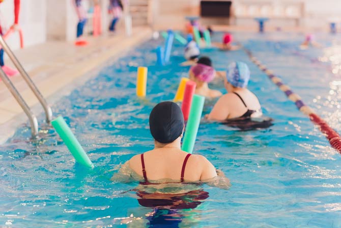 Schwimmen gegen Übergewicht