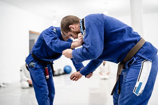 Viele Zweikämpfe beim Brazilian Jiu-Jitsu