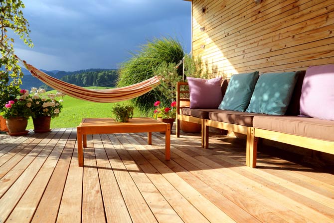 Entspannten Zeit im Ferienhaus