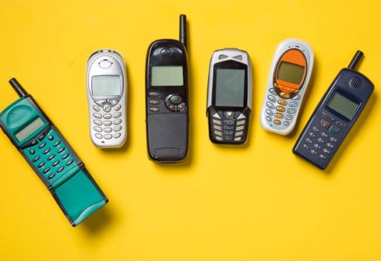Handys im Wandel der Zeit