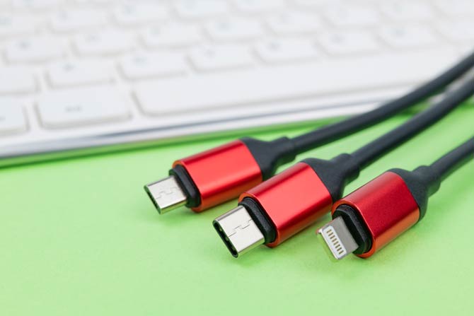 Lightning Micro-USB und USB-C