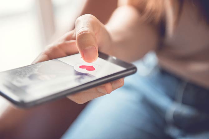 Partnersuche über Online-Plattformen