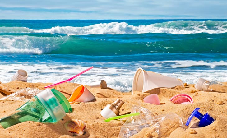 Plastikmüll auf Reise