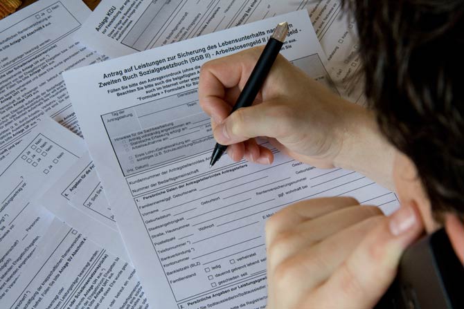 Antrag auf Arbeitslosengeld stellen