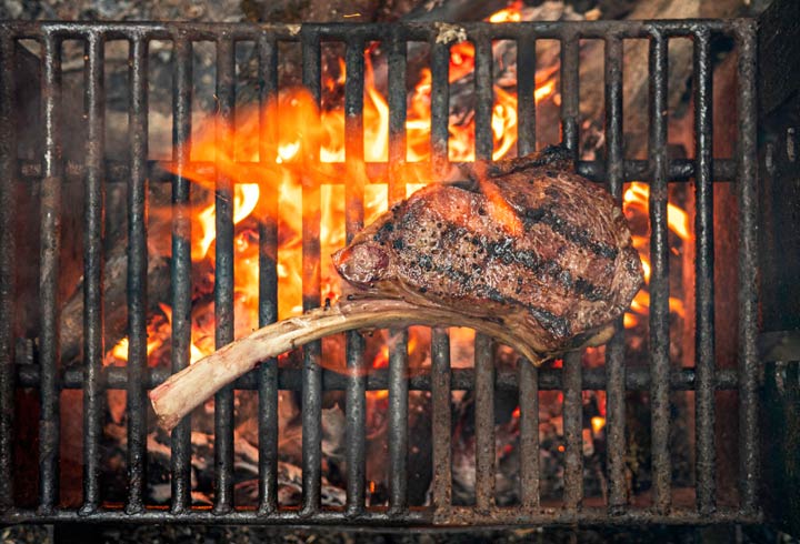 Der Holzkohlegrill
