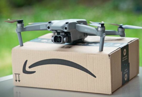 Paketauslieferung via Drohne