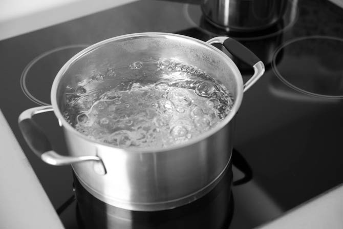 Wasser abkochen