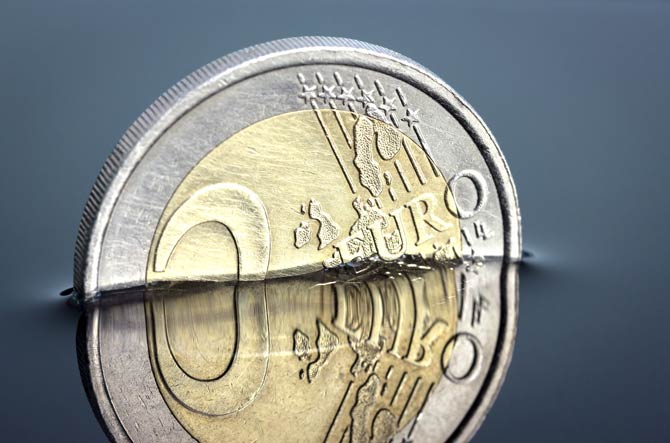 the weakness of the euro