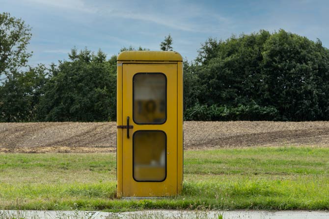 Yellow Telephone Booth