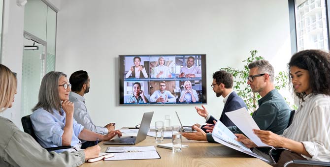 Video Telefonie im Büro