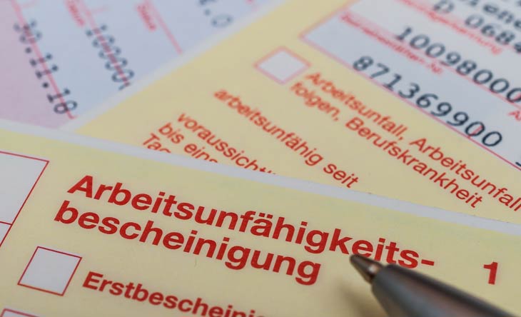 Rekord-Krankenstand in Deutschland