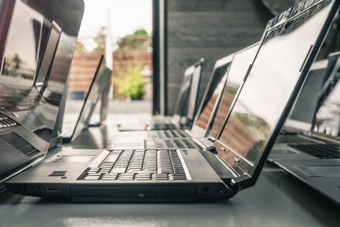 Laptops erfordern Vielzahl von Ressourcen