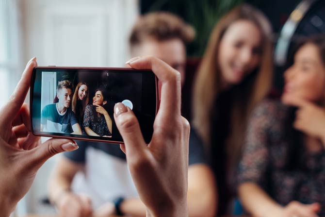 Fotos mit dem eigenen Smartphone