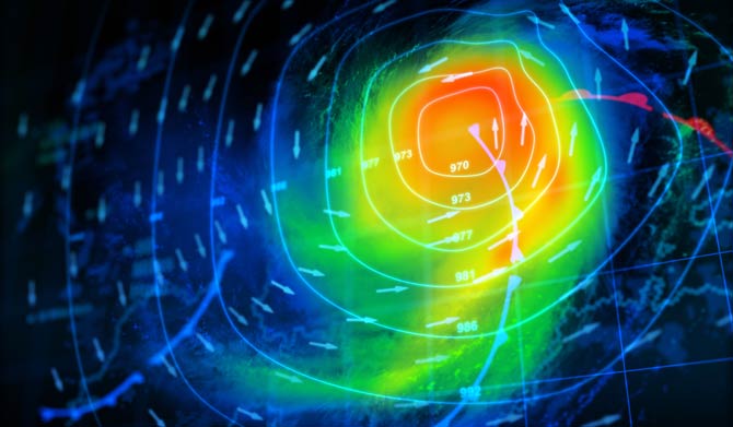 Analysen durch Meteorologen