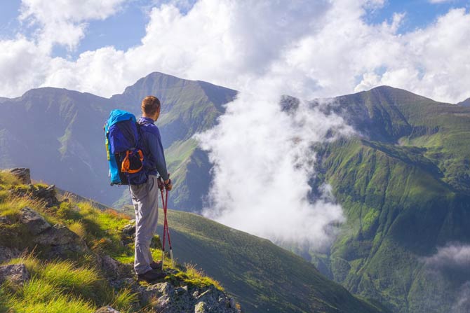 Moldoveanu Transsilvanischen Alpen
