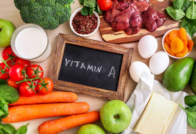 Vitamin-A als Gruppe verschiedener chemischer Verbindungen