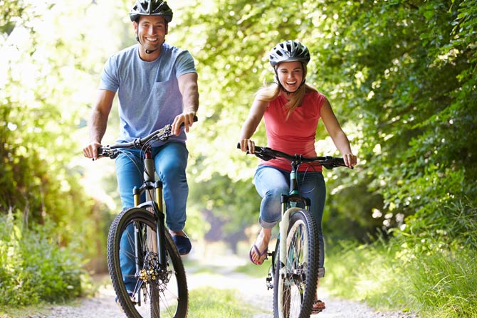 Kreislauf in Schwung bringen mit dem Fahrrad