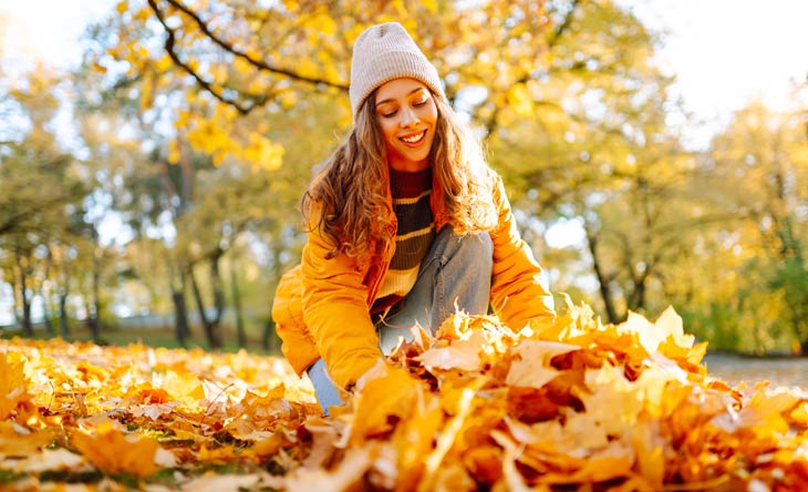 Herbstlaub nicht wegwerfen