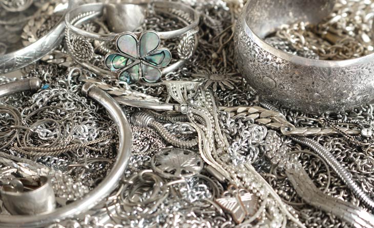 Silberwert in Alltagsgegenständen