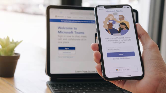 Videokonferenzen und Chats mit Microsoft Teams